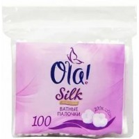 ОЛА ватные палочки в п/эт 100шт SILK SENSE